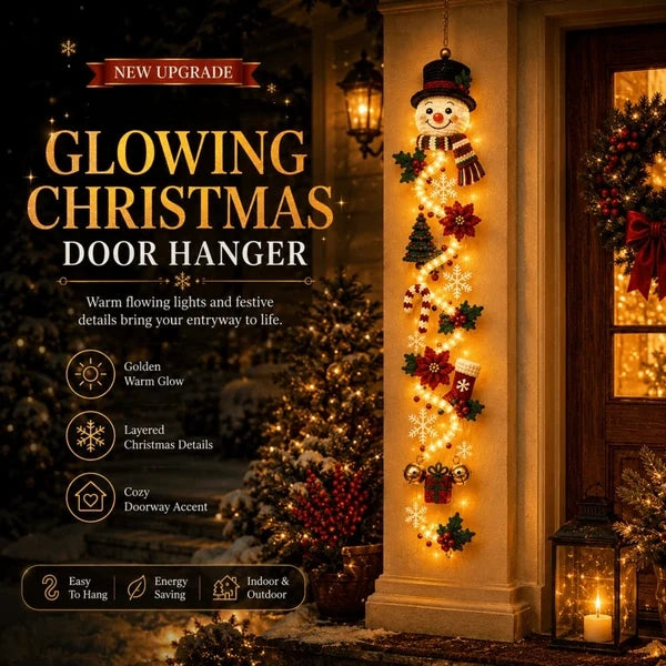🎄 Glowing Christmas Door Hanger | 🎁Buy 2 Save 20%