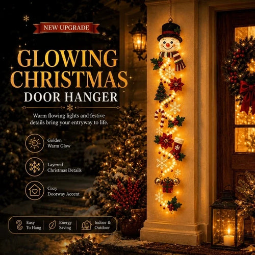 🎄 Glowing Christmas Door Hanger | 🎁Buy 2 Save 20%