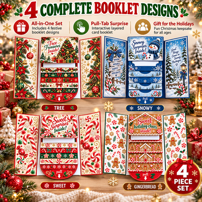 ⏰LAST DAY 50% OFF - 2026 New🎅🎁 Waterfall Christmas Gift Card Booklet 💳✨