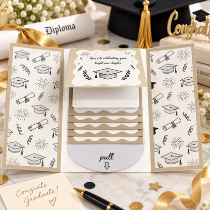 ⏰LAST DAY 50% OFF - 2026 New🎅🎁 Waterfall Christmas Gift Card Booklet 💳✨