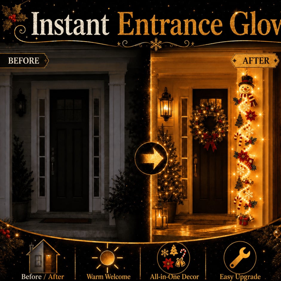 🎄 Glowing Christmas Door Hanger | 🎁Buy 2 Save 20%