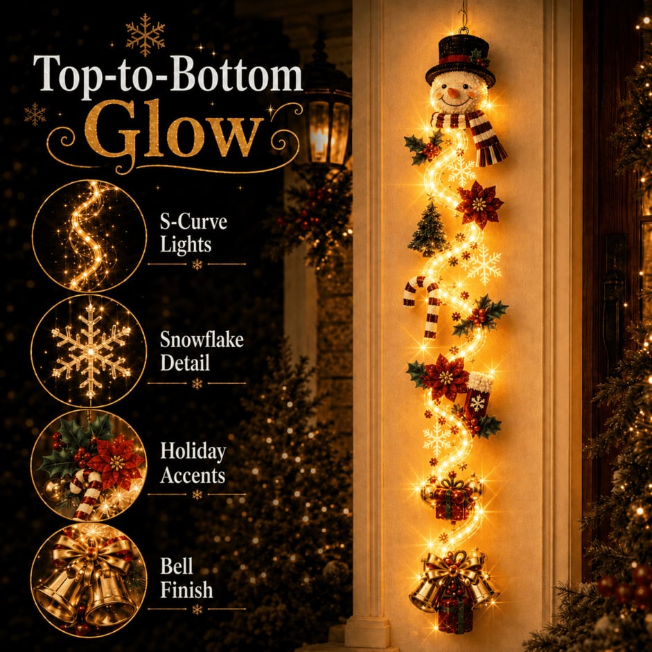 🎄 Glowing Christmas Door Hanger | 🎁Buy 2 Save 20%