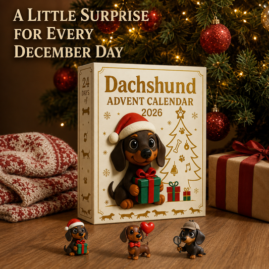 【Last Hour 50% Off】🎁2026 Dachshund Advent Calendar  💕🐶