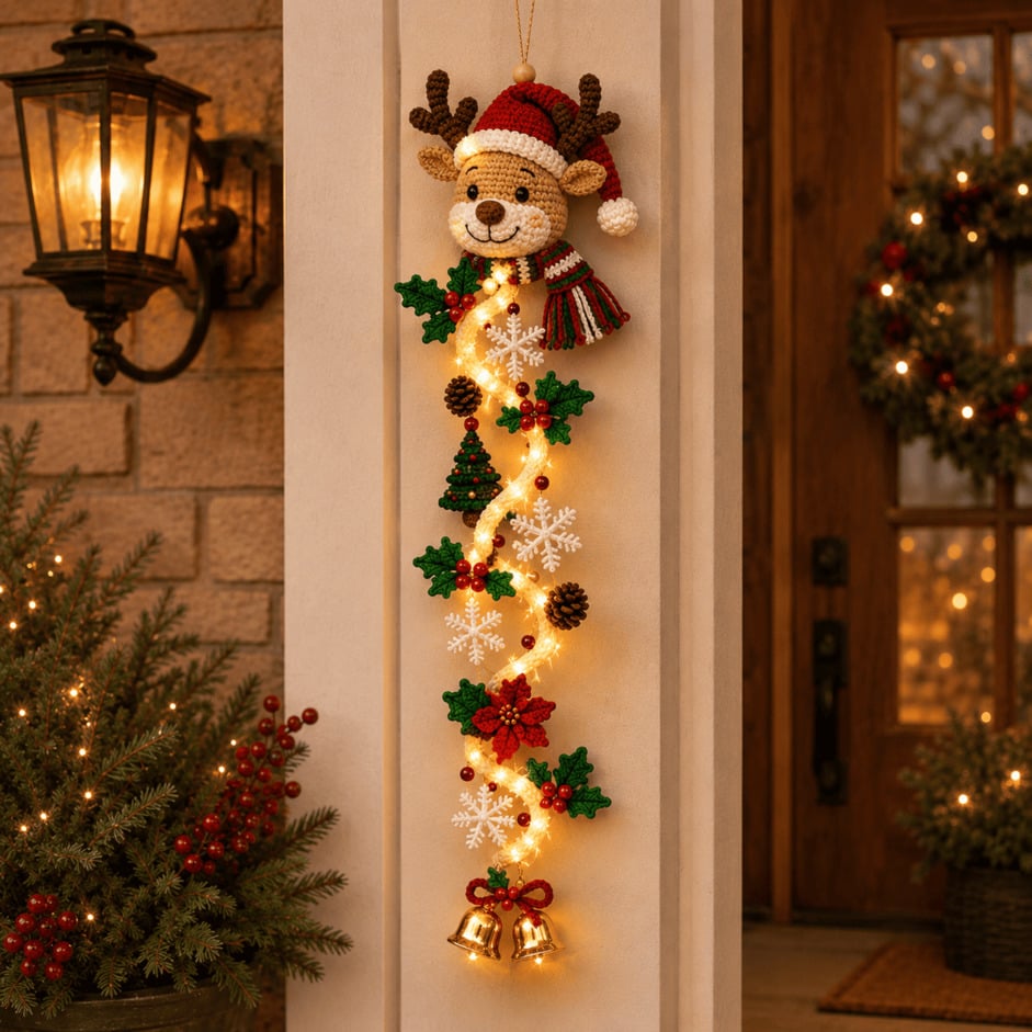 🎄 Glowing Christmas Door Hanger | 🎁Buy 2 Save 20%