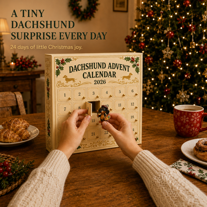 【Last Hour 50% Off】🎁2026 Dachshund Advent Calendar  💕🐶