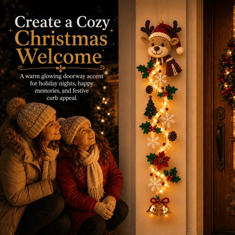 🎄 Glowing Christmas Door Hanger | 🎁Buy 2 Save 20%